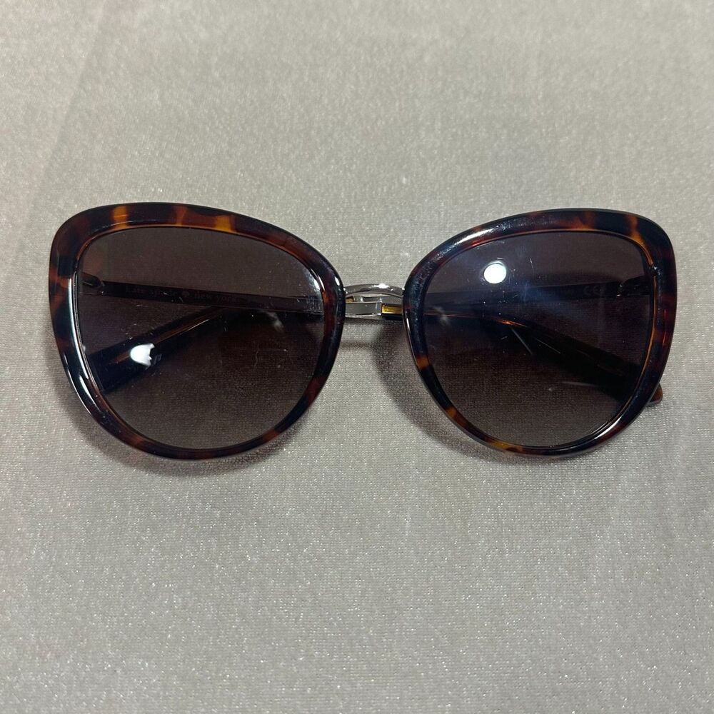 Kate Spade Sydnee Womens Cat Eye Sunglasses Tortoise Brown Gradient Lens - Picture 9 of 9